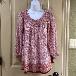 Pullover Floral Print Tunic by Max Studio Brand.  EUC!
